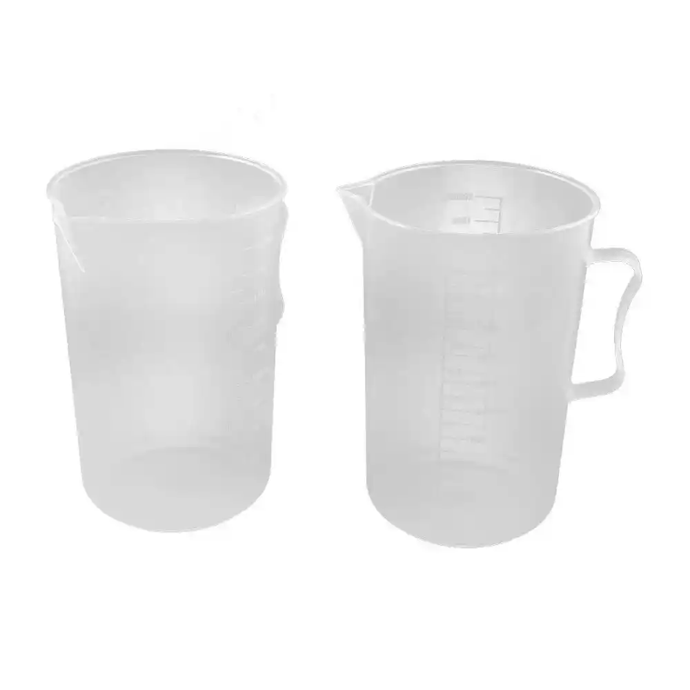 Othmro Plastic 3000mL Laboratory Kitchen Graduated Measuring Cup with Handle