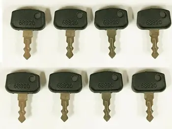 

8x Heavy Equipment Construction Key PL501-68920 For Kubota Compact Tractor Free Shipping