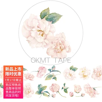 

Floral Tape 3.5cmx5m Fancy Decoration Pink Papelaria Washi Tape Flower 1 pc