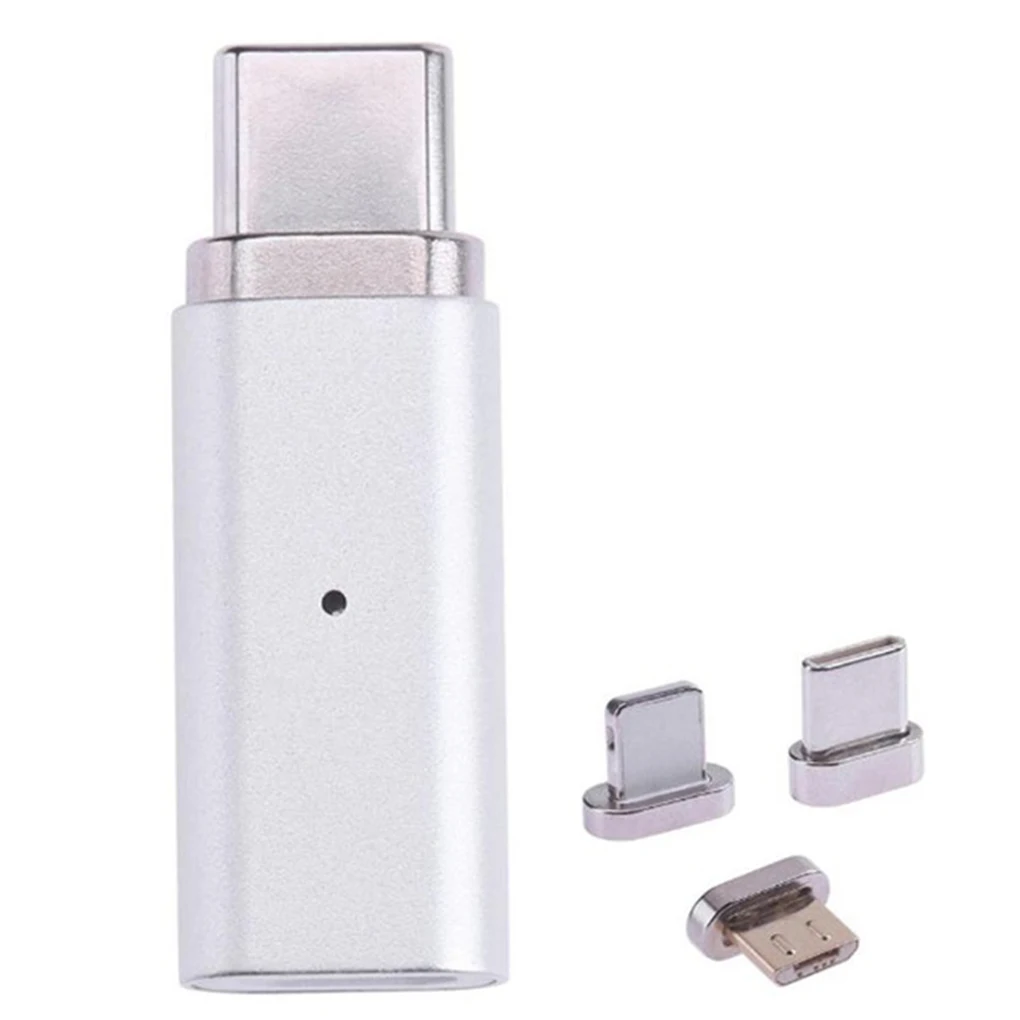 NO.2 3 в 1 Micro USB к type C/8 Pin/Micro зарядное устройство заменитель адаптера для iPhone/Android мобильный телефон магнит конвертер - Цвет: NO.2