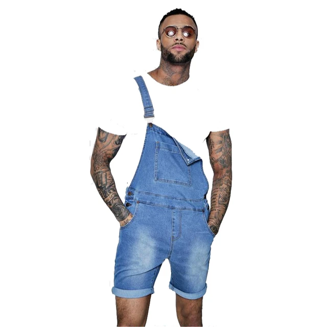 Overall shorts mens 90s Clearance