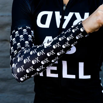 

Love The Pain Skull Sleeve cover Cycling equipment 2020 Arm Guard Sleeve Anti-UV Sun Protection bike Cuff travel kit usa style