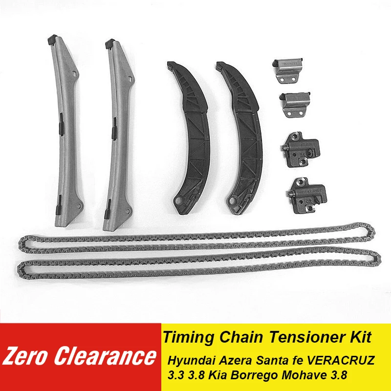 

243123C100 Genuine Timing Chain Tensioner Kit for hyundai Azera Santa fe VERACRUZ 3.3 3.8 for kia Borrego Mohave 3.8 244103C300