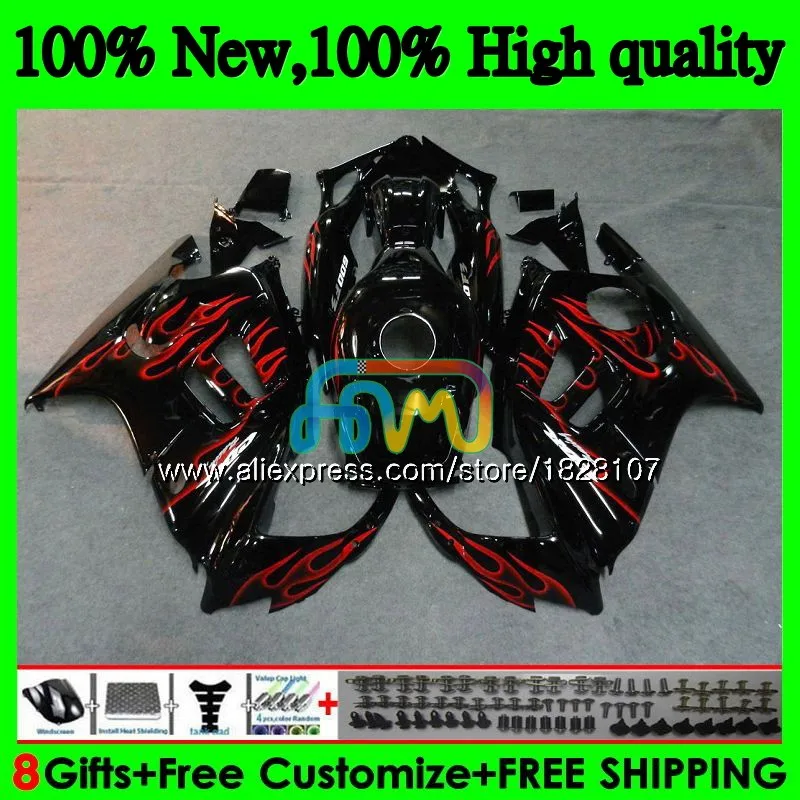Красным пламенем CBR 600F3+ майка для HONDA CBR600FS CBR 600 FS F3 1995 1996 1997 1998 3BS. 44 CBR600 F3 CBR600F3 95 96 97 98 обтекатель