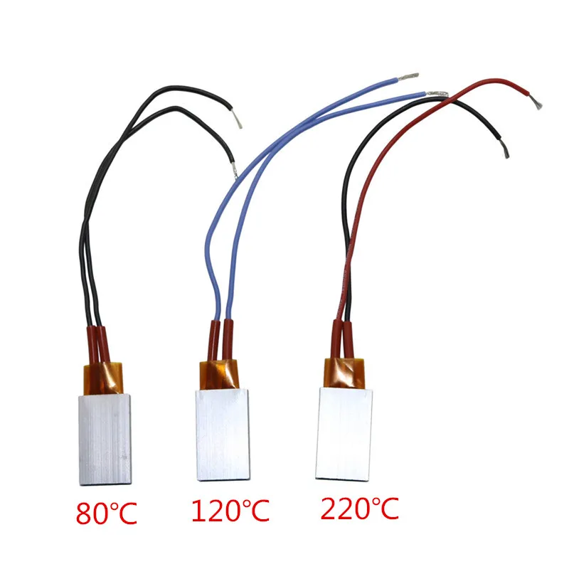 1 шт 12V ptc нагреватели Нагревательный элемент для волос аксессуары для фена бигуди нагреватель 80/120/220 градусов Цельсия нагреватель воздуха на дизельном топливе