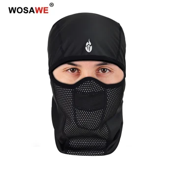 

WOSAWE New Cycling Skull Cap Warm Motorcycle Under Helmet Waterproof Windproof Thermal Fleece Running Cap for Autumn Winter