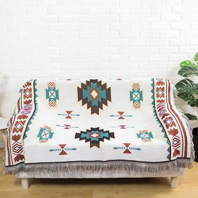 

Geometry Throw Blanket Sofa Hanging Tapestry for Sofa Bed Plane Travel Christmas Decorations for Home Carpet Picnic Mat Large
