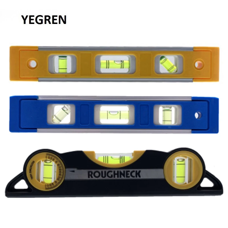 

Home 23mm 25mm Magnetic Spirit Level Meter 45 degree Adjusted Strip Level Ruler with 3 Bubble Vertical Horizontal Measuring Tool