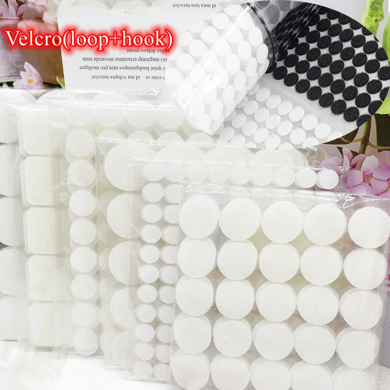 Ruban Adhésif Magique Auto-adhésif Double Face Extra Fort, 5/10M, Avec Tampon Autocollant, Fixation à Crochet Et Boucle Moelleuse, Blanc