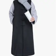 Uunisex, зимняя теплая одежда для молитвы, дзен, Будда, жилет, халат, медитация, Qielangua, буддийский шаолин, монах, кунг-фу, костюмы, платье голубого цвета