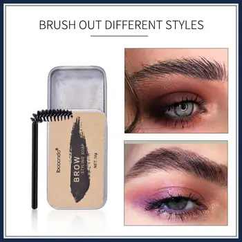 

Natural Wild Brows Wax Eyebrow Styling Cream Long Lasting Brow Cream Eyebrow Brush Eyebrow Enhancers Fixing Gel Set Makeup TSLM1