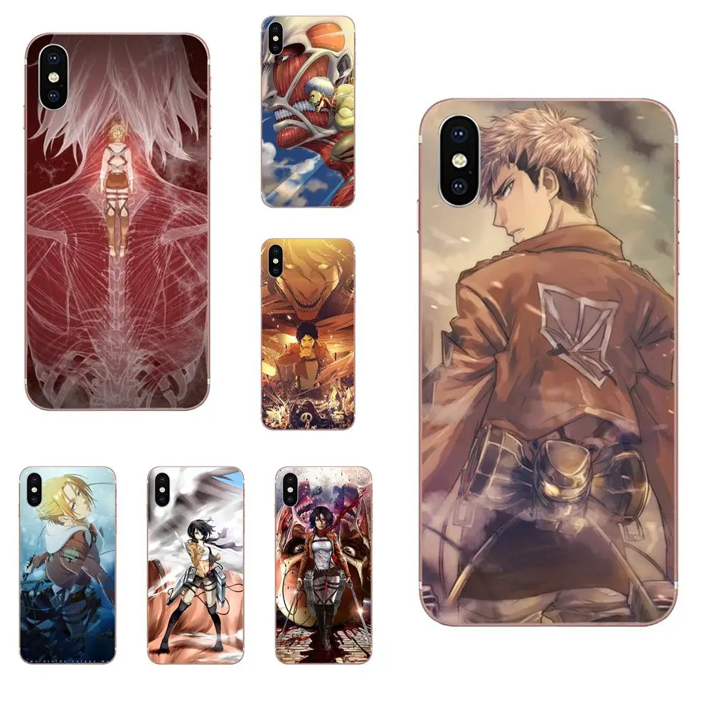 

Soft TPU Phone Skin For Huawei Nova 2 V20 Y3II Y5 Y5II Y6 Y6II Y7 Y9 G8 G9 GR3 GR5 GX8 Prime 2018 2019 Shingeki No Kyojin