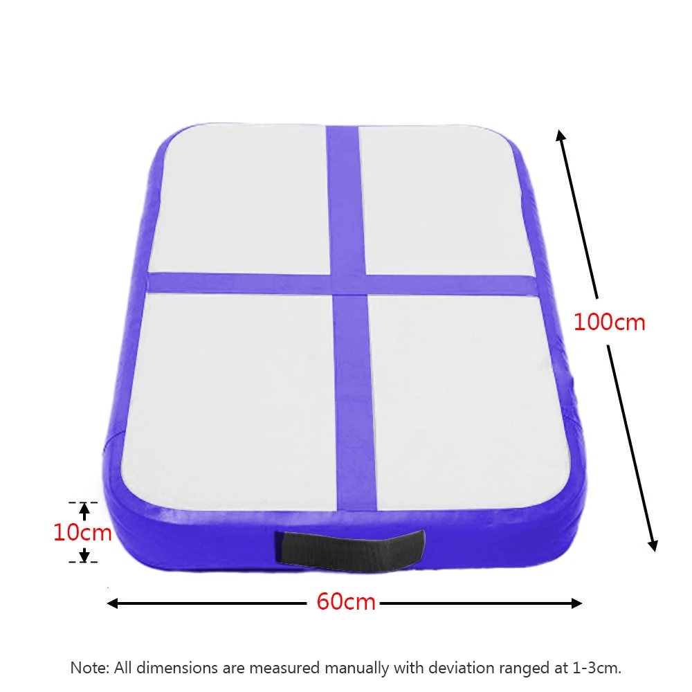 Детская воздушная дорожка, гимнастика, пол, Йога, спортзал, Олимпийские игры, износостойкий матрас для боевых искусств, для детей, для дома/парка/пляжа/воды - Цвет: Purple