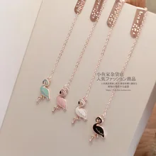 1 шт. креативная мультяшная подвеска «Фламинго» Закладка студенческий канцелярский школьный офисный цвет питания случайный