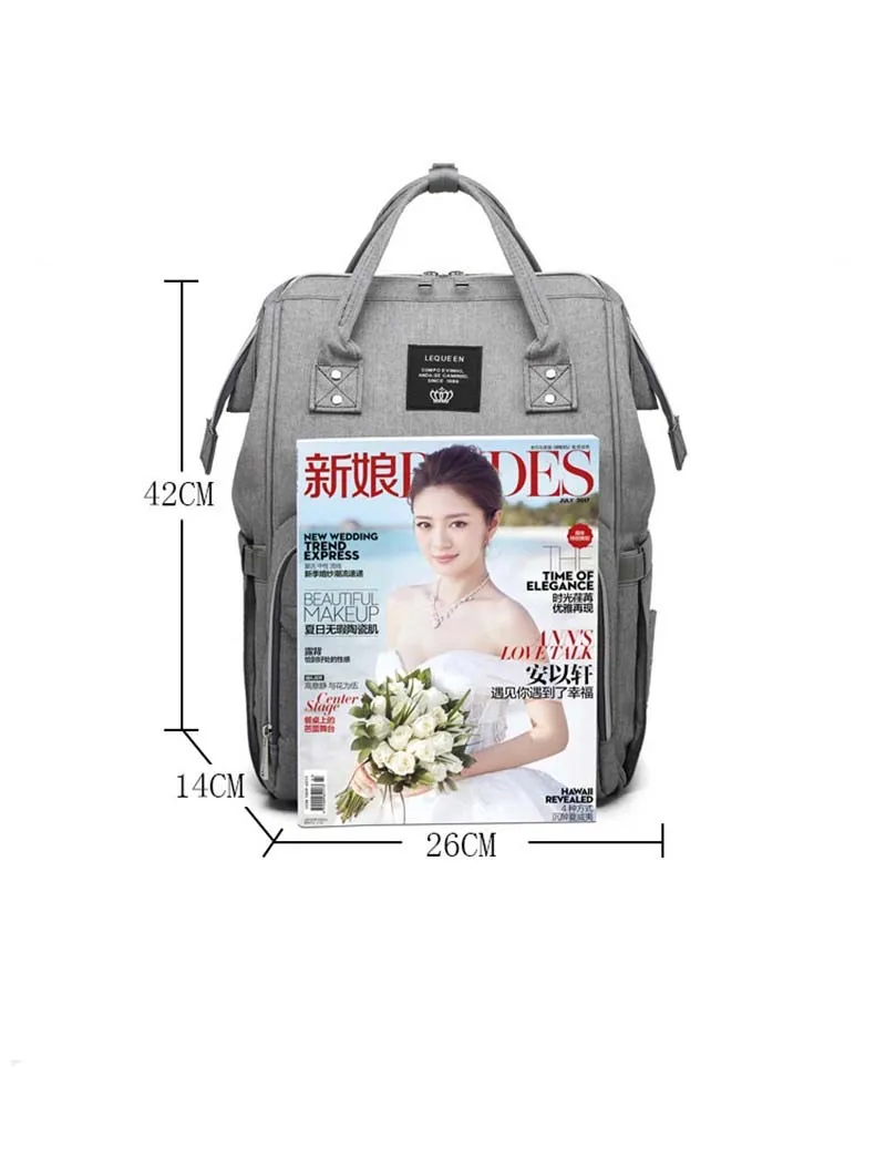 USB Mommy Bag Diaper Large Capacity baby bag travel Nappy diaper backpack waterproof anti-loss maternity bag handbags for moms