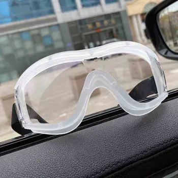 

Wind/Sand Proof PC Lens Goggle Eye Protection Plastic Eyewear Adjustable Band Outdoor Sports Goggles