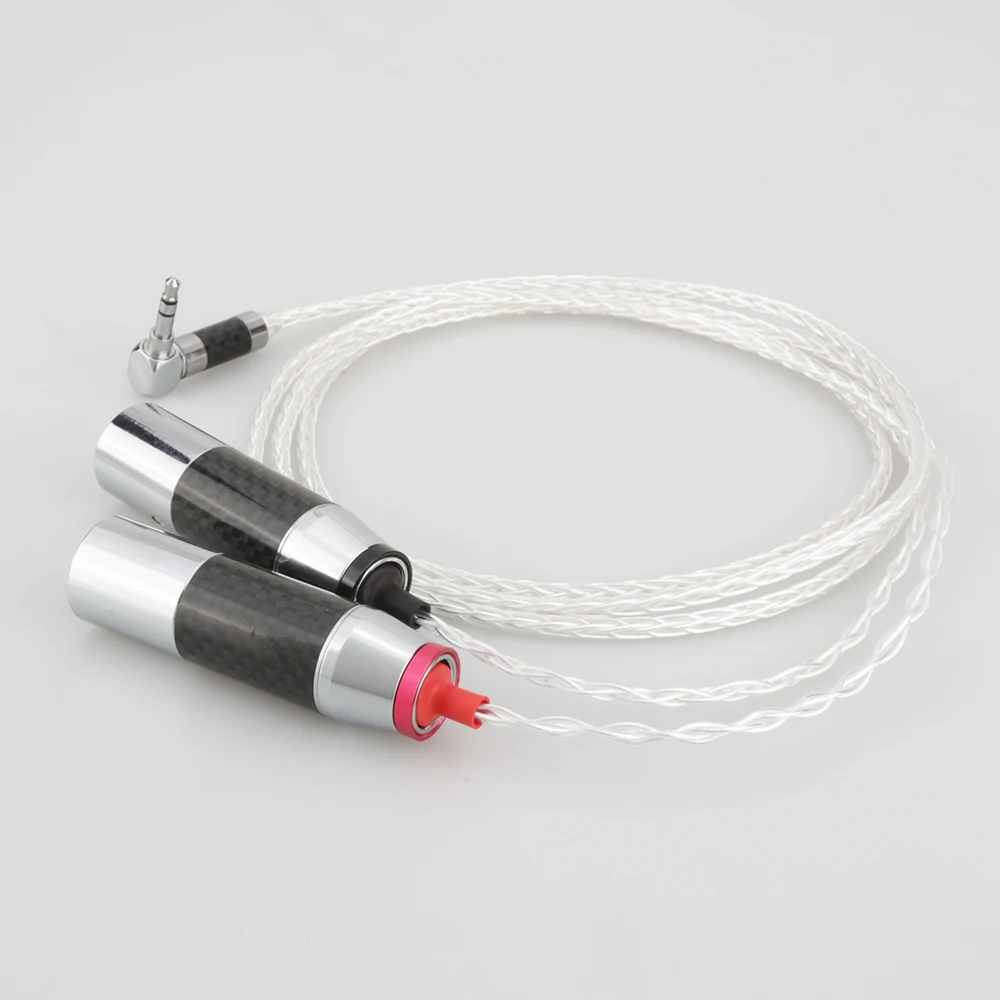 Audiocrast 819AG Audiophile Audio Cable Angled Mini Jack 3 5mm to 2 XLR 3 Pin for PC Headphone Mixer 1 8 3 5 to Dual XLR Cable