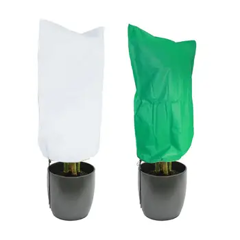 

105*180cm Plant Protection Cover Non-woven Freeze Protector With Drawstring