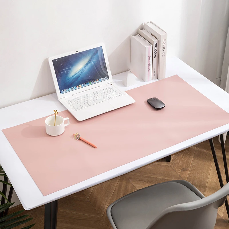 Desk Accessories Aesthetic Leather Blank Business Extension Board Desk