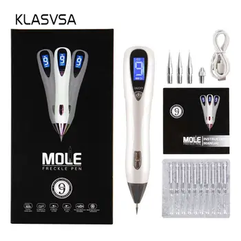 

KLASVSA Skin Tag Repair Kit-tattoo remove spot mole remove Beauty equipment 9-speed adjustable minating spotlight USB charging