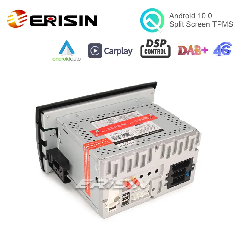 Erisin ES8171F 7 &quotAndroid 10 0 автомобильный DVD CarPlay &amp Auto GPS TPMS DAB + DSP DVR Canbus для FIAT BRAVO