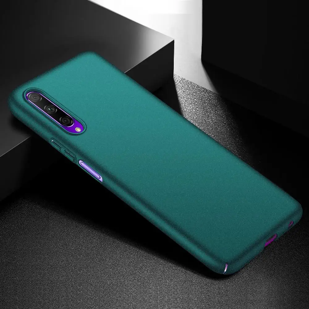 Чехол для Honor 9X Pro, Роскошный Матовый Жесткий Чехол для ПК, защитный чехол для Honor 9 X Pro - Цвет: Черный зеленый