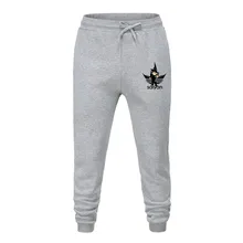 Высококачественные мужские Стрейчевые штаны для фитнеса, модные мужские брюки для пробежки, Мужские штаны для бега с принтом Wukong, повседневные спортивные штаны