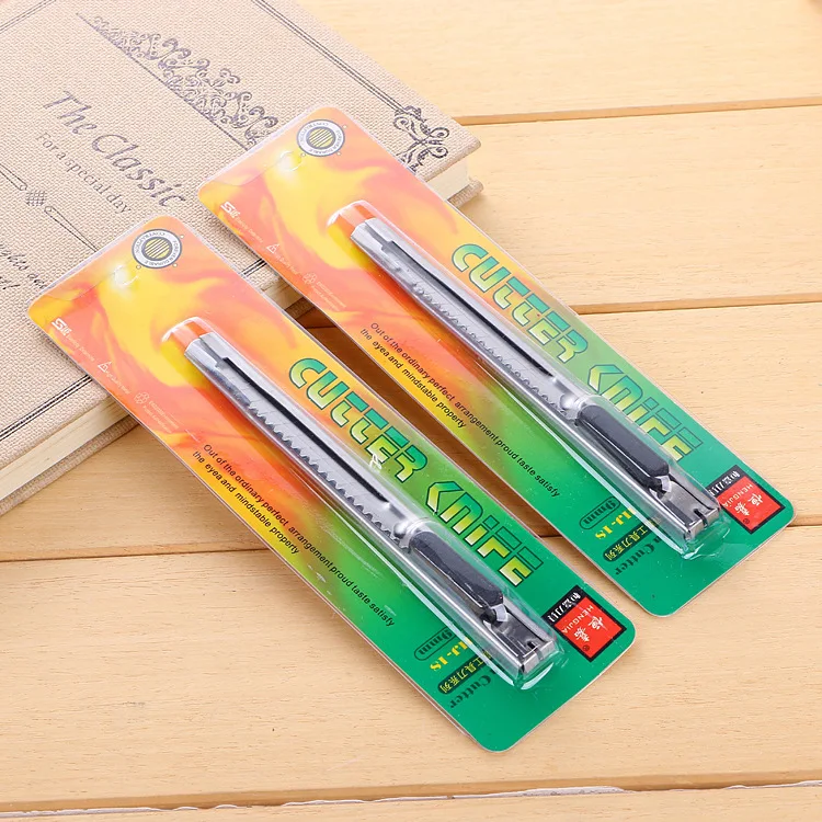 

1pcs Snap Off Snap-off Blade Cutter Knife Paper Student Office Stationery Art Box Package Open Opener Parcel Handicraft