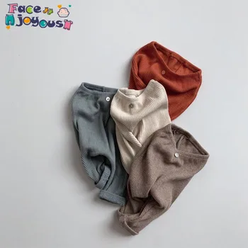 

Cotton Baby Pantyhose Children Pants Baby Girls Striped Knitted Leggings Kids Ankle-length Flexible Warmer Leggings