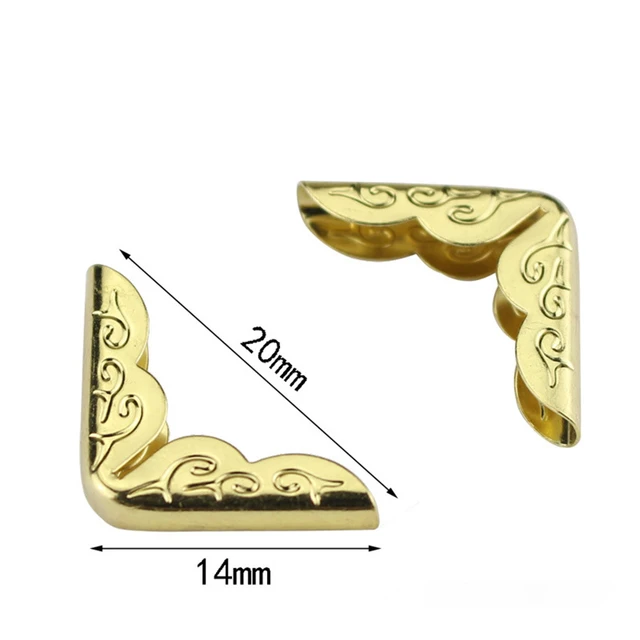 Gold Metal Book Corner Protector Scrapbooking  Plastic Corner Protectors  Book - Corner Protectors - Aliexpress