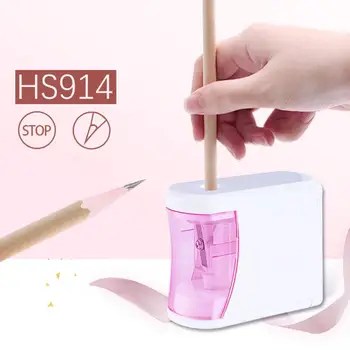 

Automatic Pencil Sharpener Convenient Creactive 2 AA Batteries Children Gift Sharpener Student Stationery