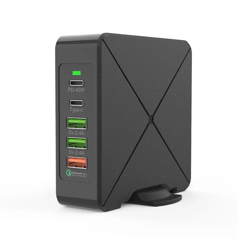 

EU/US 75W Type-c USB PD Multi-Port Quick Charger 3.0 for Laptop Power Adapter Tablet Apple iphone ipad Huawei Xiaomi