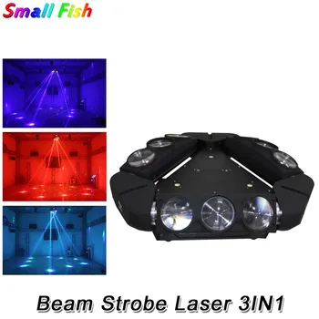 

Beam Strobe Laser 3IN1 LED Moving Head 9X10W RGBW 4IN1 LED Beam Light 180MW RG Laser Projector Light Spider Moving Head Light