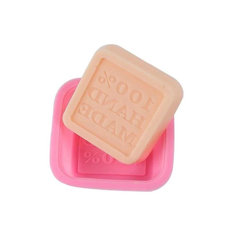 Silicone Oven Handmade Soap Molds DIY Fondant Cake Decorating Tool 5PCS/3PCS