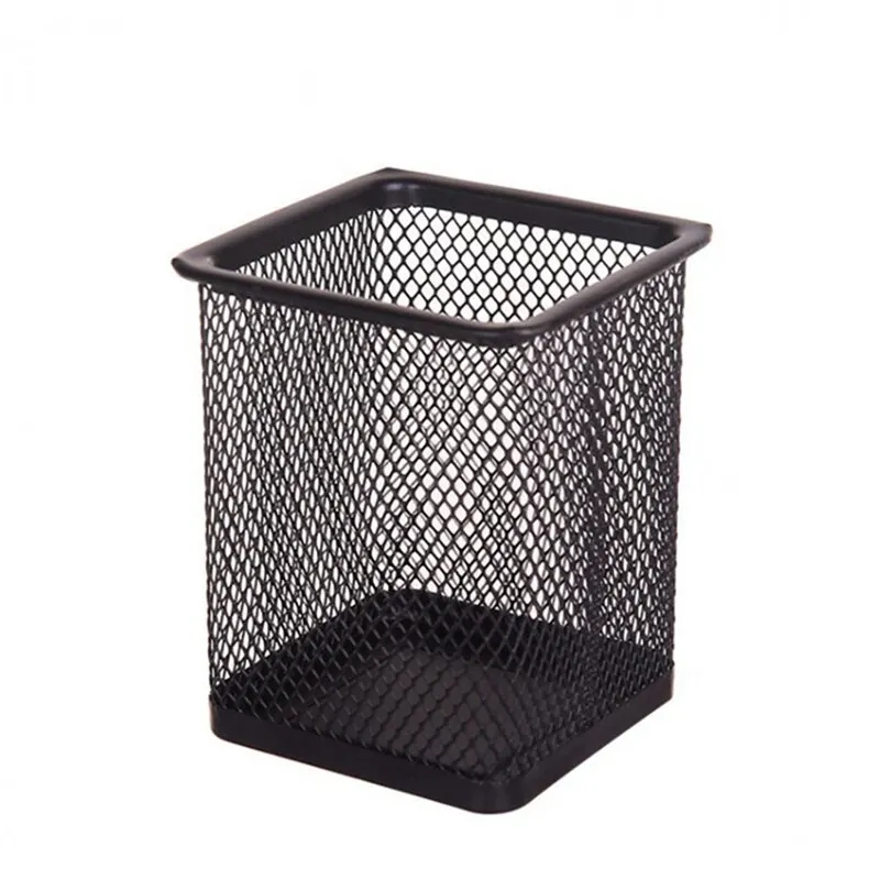 

Pencil Case Pencil Holder Office Desk Metal Mesh Pen Stand Pencil Stationery Holder Desk Organizer Stand Storage
