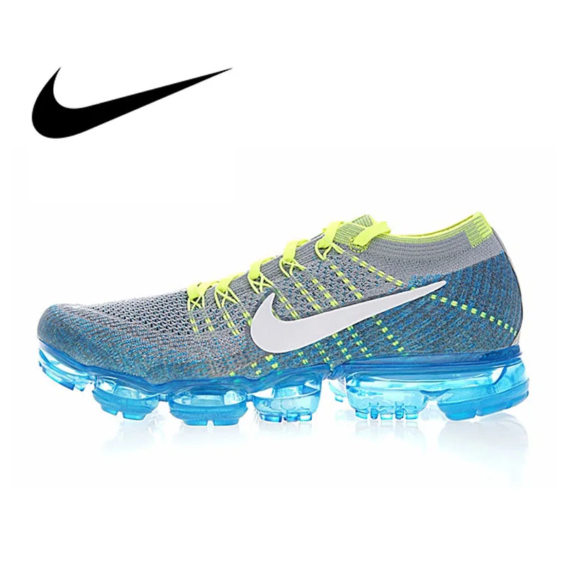Оригинальные подлинные мужские кроссовки для бега Nike Air Vapormax Flyknit спортивные