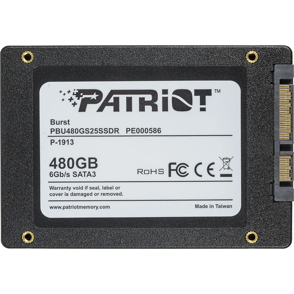 SSD SATA III 480 GB Patriot PBU480GS25SSDR Burst 2.5