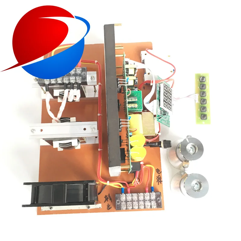 US $675.00 28khz Or 40khz 2700W Sweep Frequency Ultrasonic Generator PCB With 27pcs 100W Transducers For Bath