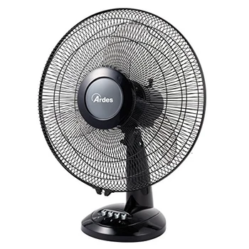 

Ardes AR5S30 Ventilatore da Tavolo Style 30, 3 Livelli di Velocità Dettagli Cromati