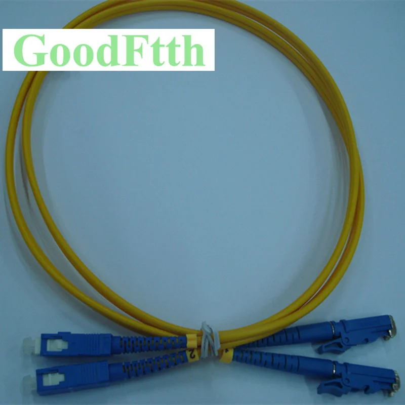 

Fiber Patch Cord Jumper E2000/UPC-SC/UPC E2000-SC UPC SM Duplex GoodFtth 100-500m