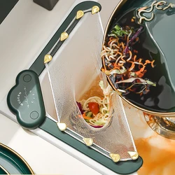 Gadget Kitchen Sink Basket Vegetables Strainer Drain Hidden Portable Wash Basin Organizer Cocina Accesorio Kitchen Accessories