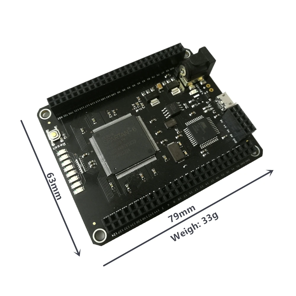 Spartan6 Mojo V3 Fpga модуль макетной платы совместим с Arduino Xc6slx для Diy