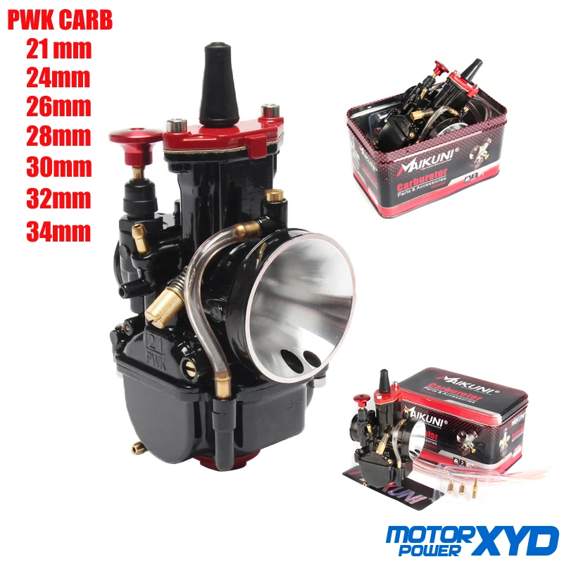 

Universal New 21 24 26 28 30 32 34 mm Black For Mikuni Motorcycle Engine Pwk Carburetor Parts Scooters With Power Jet Dirt Bike
