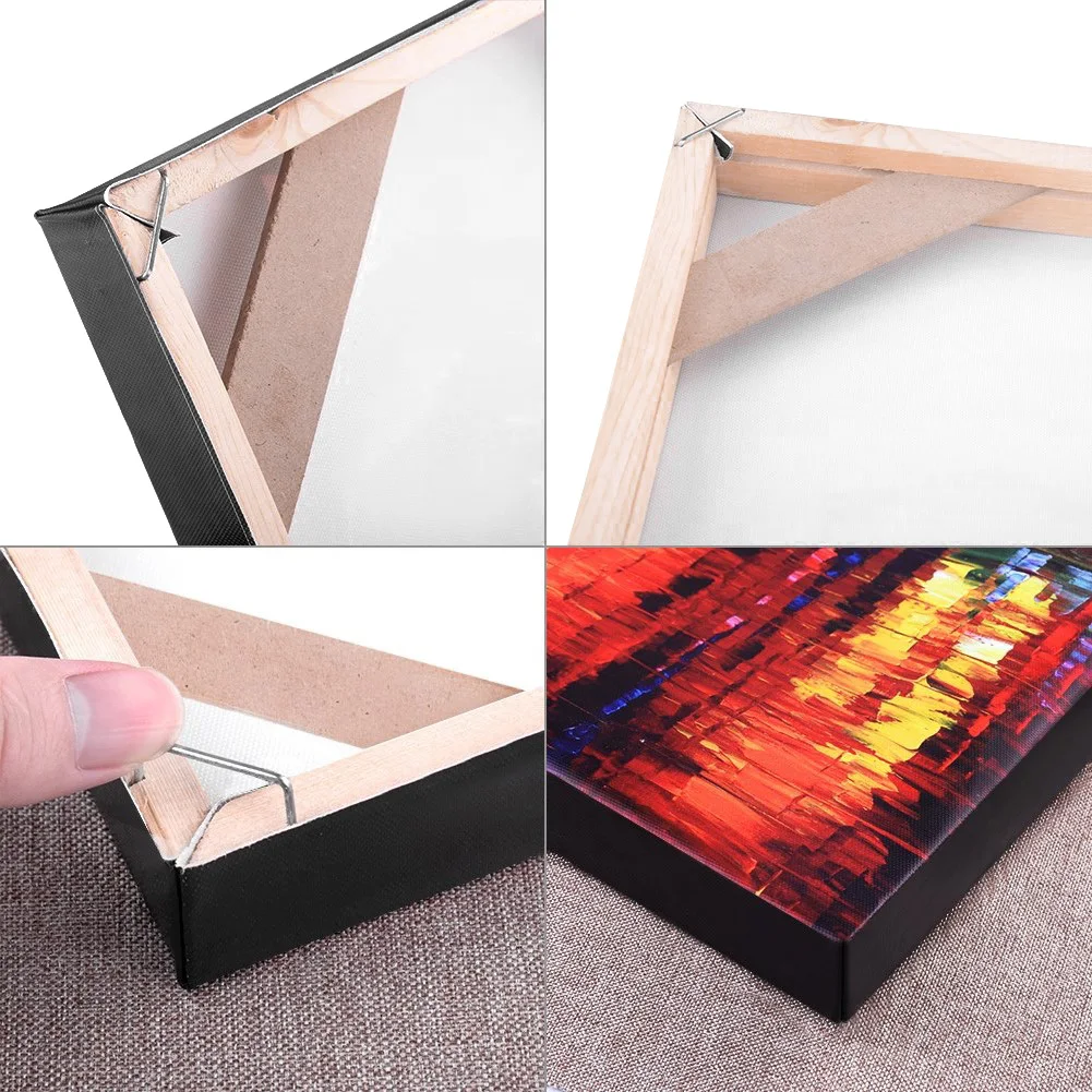 Big Diy Wood Frame For Canvas Oil Painting Wall Art Wooden Stretcher Bars Multiple Sizes Diamond Paintings Home Decor