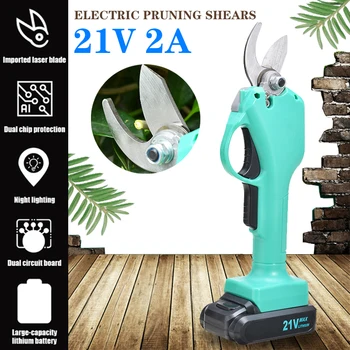 

1pc Secateur Branch Cutter Scissor With Battery Cordless Rechargeable Electric Pruning Shears Garden Pruner Cutting Tool