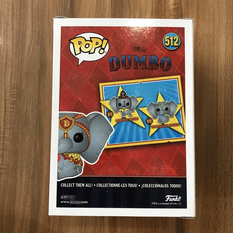 Эксклюзивный официальный Funko pop Dumbo (Live) Red Dreamland Виниловая фигурка Коллекционная