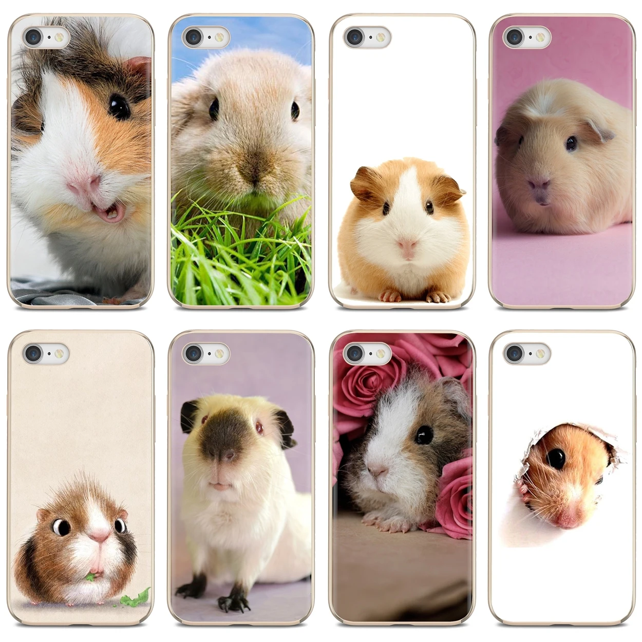 Мягкий силиконовый чехол для Huawei Y6 Y5 2019 Xiaomi Redmi Note 4 5 6 7 8 Pro Mi A1 A2 A3 6X 5X 7A lovely Guinea pig animal