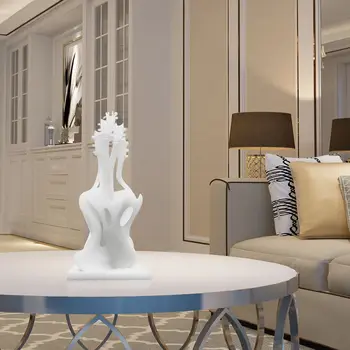 

Dancing Guitar 3D Printed Sculpture Exaggerative Model Escultura For Office Art Modern Sculpture Accessories