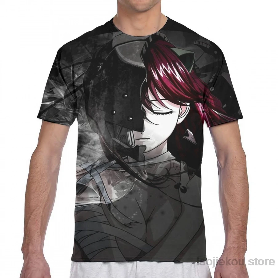 Футболка Elfen Lied для мужчин и женщин модная футболка с принтом девочек топы