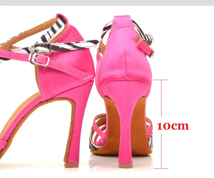 Zapatos de baile latino BR31007S ROSA